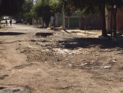 Siguen los problemas en la calle Oslo en Villa Verde
