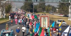 Peregrinos de Toluca llegan a la Basílica de Guadalupe