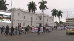 Baja la participación ciudadana en quinta marcha contra gasolinazo