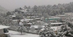 Nieve cubre 20 municipios de Chihuahua