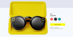 Snapchat pone a la venta sus 'Spectacles'
