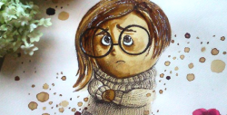Esta artista hace increíbles dibujos ¡Con café!