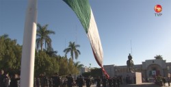 Izaron la bandera en Ciudad Obregón