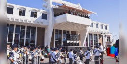 Desfilaron por la Bandera en Navojoa