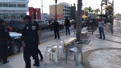 Realizan operativo... para retirar a los "aparta-lugares"