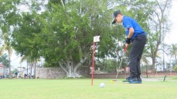 Santiago Del Águila Espinoza, asistirá al mundial de golf junior.