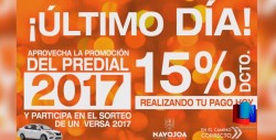 Llaman a pagar el predial