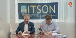 Firmaron convenio ITSON y TVP