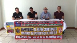 Anuncian campeonato nacional maxibasquet en Mazatlán.