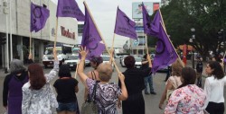 Exigen justicia en el marco del  Día Internacional de la Mujer