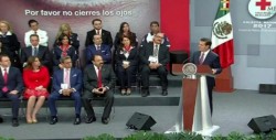 Peña Nieto llama a donar a la Cruz Roja y a prevenir accidentes