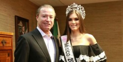 Quirino Ordaz se reúne con la ganadora de Nuestra Belleza México 2017