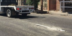 Rellenan hoyo de calle Alfonso Cravioto