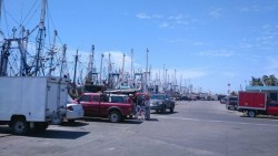 Embarcaciones se amarran en puerto
