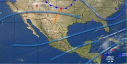 Pronostican fuertes vientos y lluvias para el centro y sur del país