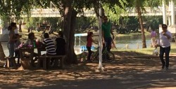 Familias disfrutan día de asueto en el Parque EME y Las Riberas