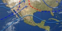 Frente frío 35 se extenderá sobre el noroeste y norte de México