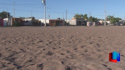 Piden rehabilitación de cancha de futbol