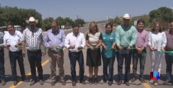 Inauguran renovación de la carretera Esperanza-Hornos