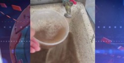 Agua sucia sale de las llaves de Santa Anita