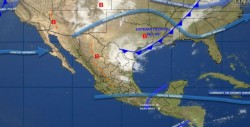 Prevén lluvias y fuertes vientos en gran parte del país