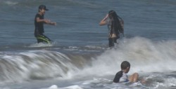 Pocos vacacionistas en Ponce
