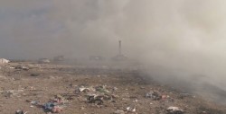 Incendio en el basurón norte de Culiacán