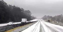 Se registra granizada en la México-Cuernavaca