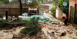 Tromba deja una desaparecida y 50 casas dañadas