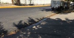 Con fuga de agua, calle Liberalismo