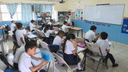 Libre de casos de hepatitis escuela Alfredo V. Bonfil en Los Mochis