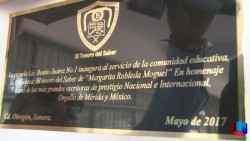 Homenajean a la Escritora Margarita Robleda
