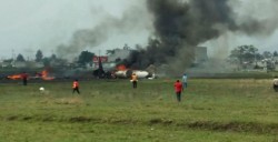 Se desploma Learjet, reportan dos muertos
