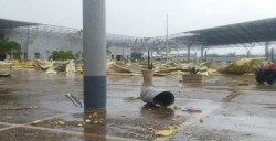 Tromba,  no tornado, la que impactó en Nuevo Laredo: Gobernador