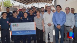 Bomberos de Navojoa reciben apoyo
