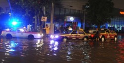 Caos e inundaciones deja tromba en la zona sur de la CDMX
