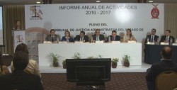 Rinde informe del Tribunal de Justicia Administrativa