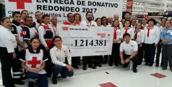 Casa Ley entrega donativo de más de 1 mdp a Cruz Roja