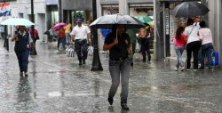 Continuarán las lluvias en la mayor parte del país