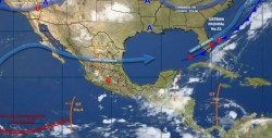 Frente frío 51 y canal de baja presión provocará tormentas