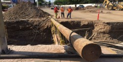 Estiman culminar en agosto colector pluvial en el Pedro Infante