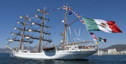 Buscan a Cadete que cayó del buque "Cuauhtémoc’" cerca de India