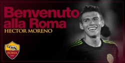 El culichi Héctor Moreno llega al AS Roma de Italia