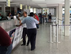 No funciona el aire acondicionado en recaudación de rentas