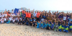 Se inaugurò torneo de futbol playero