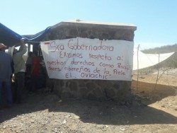 Inician plantón indefinido en la Presa Álvaro Obregón