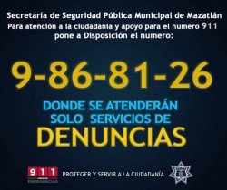 Policía municipal habilita línea telefónica para denuncias