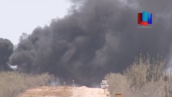 Se incendia línea de oleoducto de Pemex en Bacum