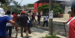 Enfrentamiento entre grupos sindicales deja al menos 8 heridos