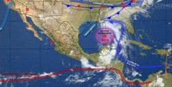 Posible ciclón tropical traerá tormentas en el Golfo de México